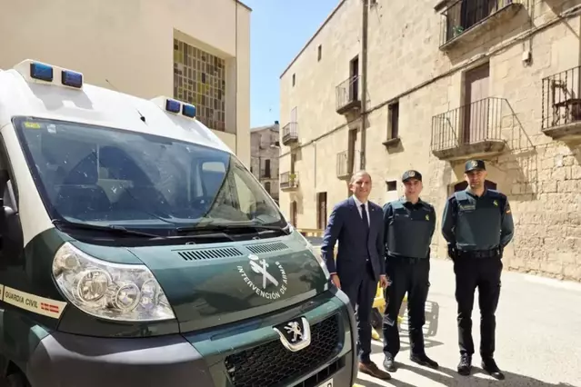 Sortida de la unitat mòbil d’Intervenció d’Armes a Maials