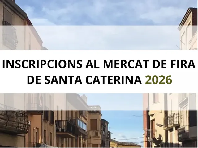 Inscripcions de paradistes al mercat de Fira del diumenge 22 de novembre de 2026