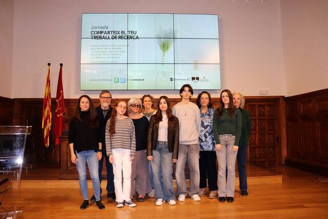Alumnes d’ESO i batxillerat de Lleida presenten treballs de recerca científica en biomedicina i salut en una jornada a l’IEI