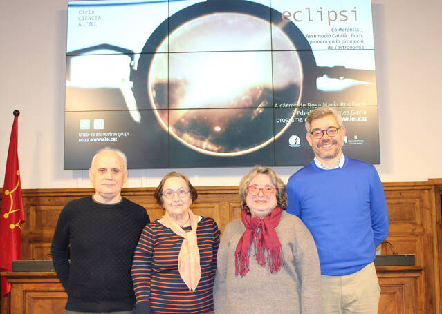 Assumpció Català, pionera en la promoció de l’astronomia, protagonista del cicle ‘Ciència a l’IEI: Eclipsi’