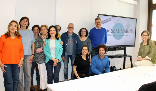 El tractament de la correspondència, eix temàtic de la cinquena edició del Seminari de conservació de documents de l’IEI