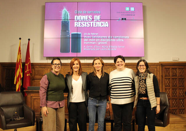 Eva i Núria Ribalta comparteixen la seva experiència com a ‘Dones de resistència’ remarcant el suport de la família i que “l’esport no té edat”