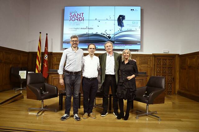 La música, protagonista del cicle ‘Sant Jordi i el llenguatge de les arts’ amb ‘Joan Pagès i Antoni Pallès en conversa’