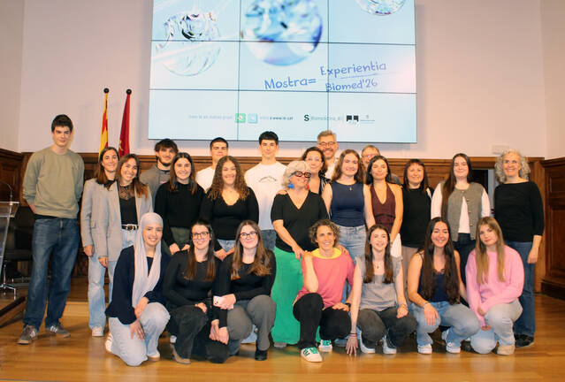 La Secció de Biomedicina de l’IEI celebra el talent jove i la divulgació científica amb la Mostra Experientia Biomed’26