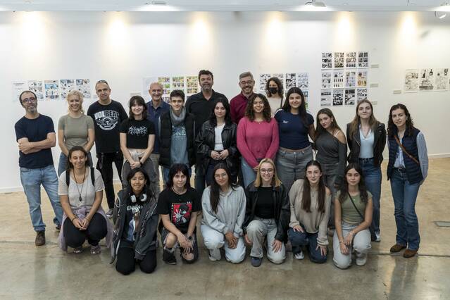L’EAM Leandre Cristòfol exposa les millors creacions dels alumnes participants al projecte Àgora Còmic
