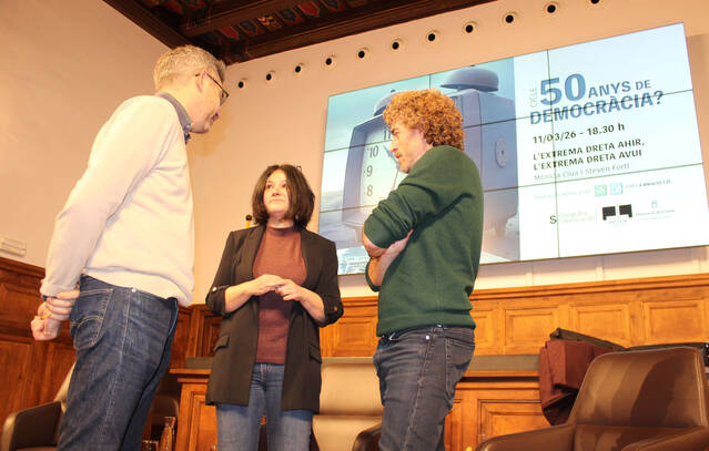 L’extrema dreta, eix de la darrera xerrada del cicle ‘50 anys de democràcia?’ de l’IEI, amb Mònica Clua i Steven Forti