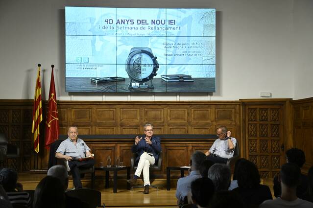 L’IEI commemora els 40 anys dels nous estatuts amb un cicle per repensar el futur de la institució