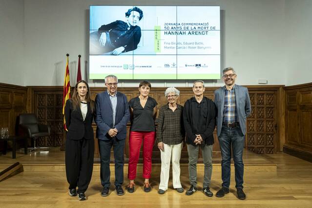 L’IEI dedica una jornada a Hannah Arendt, una de les pensadores contemporànies més rellevants, en els 50 anys de la seva mort