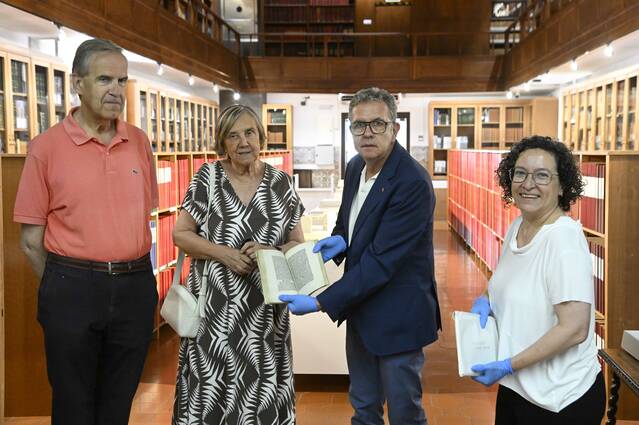 L’IEI incorpora al llegat Areny un incunable excepcional imprès a Lleida al segle XV