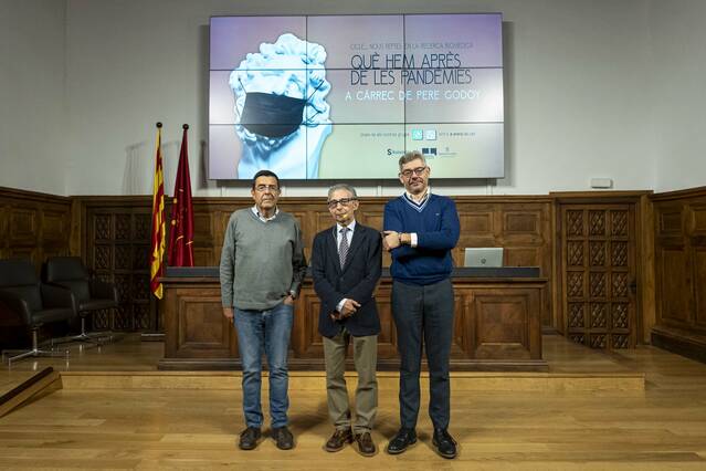 Pere Godoy analitza ‘Què hem après de les pandèmies’ dins el cicle Nous reptes en la recerca biomèdica que organitza l’IEI