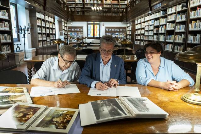 Talarn destaca l’aportació al patrimoni, a la cultura i al territori que suposa la donació del fons Bonell a l’Arxiu Fotogràfic de l’IEI