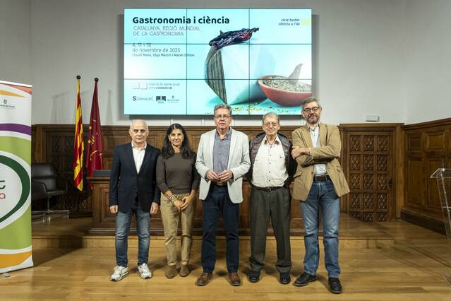 Talarn inaugura el cicle ‘Gastronomia i ciència a l’IEI’, que reflexiona sobre salut, sostenibilitat i innovació alimentària