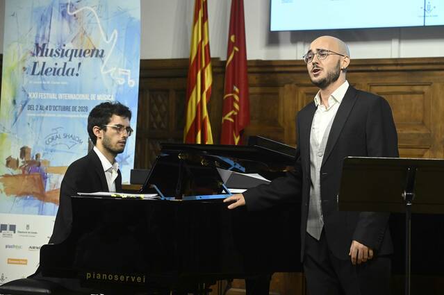 Tret de sortida al Musiquem Lleida amb els concerts del Duo Héctor Ruiz-Joan Espuny i d’Ares Gratal a l’IEI