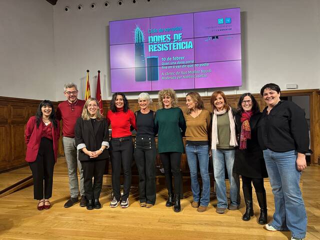 Xus Muñoz enceta el cicle ‘Dones de resistència’ amb la xerrada ‘Quan una dona corre fins on li van dir que no podia’
