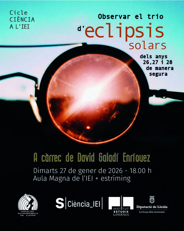 Observar el trio d'eclipsis solars dels anys 26-27-28 de manera segura