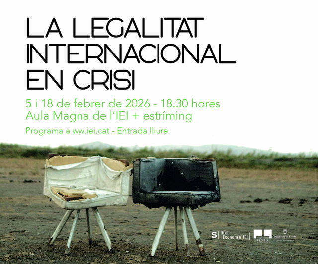 La legalitat internacional en crisi’
